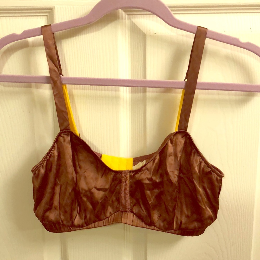 Anthropologie e by Eloise 100% Silk Bralette